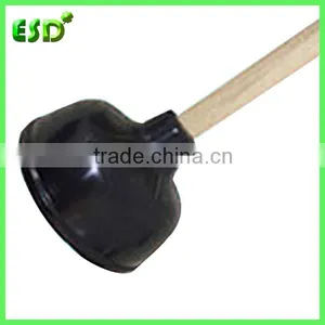 ESD Drain,Sink,Toilet Rubber Plunger With Wooden Handle thumbnail-1