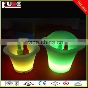 Waterproof Plastic Ice Bucket For Party Events Club Bar Used Illuminated LED Ice Bucket thumbnail-4