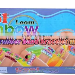 Educational DIY Toy for Kids Crochet Kit Rainbow Loom FS0084 thumbnail-1