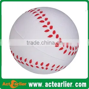 Wholesale Top Quality pu Foam Baseball Shape Stress Ball thumbnail-1