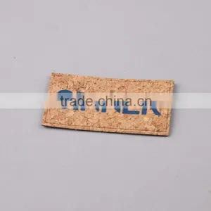 Tree/Cork Pattern Printing Logo Faux Leather Patch thumbnail-4