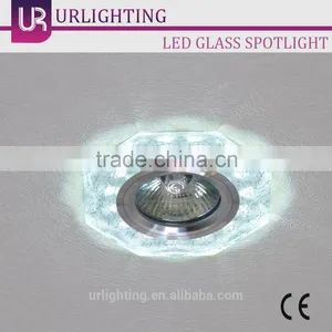 Cracked-ice Glass Led Downlight Ceiling Light thumbnail-5