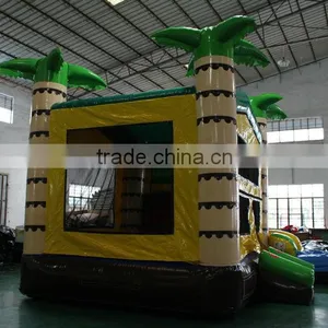 2016 New Design China Sunjoy Inflatable Jungle Combo Castle Combo With Slide for Sale Outdoors thumbnail-2