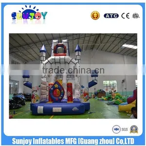 EN14960 Fantastic Red Car Inflatable Obstacle Course thumbnail-6