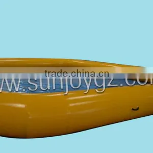 Inflatable Swimming Yellow Single Round Tube Water Pool for Kids Baby thumbnail-1