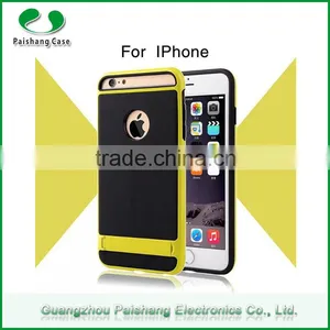 Factory Price Shockproof TPU+PET+Matel Kicksand 2 in 1 Armor Case for IPhone 6 / 6 Plus With Stand Function thumbnail-1