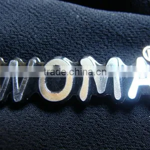 High Quality Custom Fashion Decorative Metal Nameplates thumbnail-1