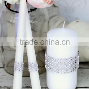 DIY Rhinestone Diamond Mesh Chair Sash Bands thumbnail-1