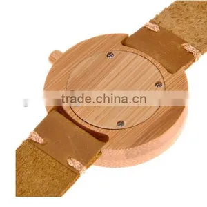 High Quality Simple Design Sandalwood Watch/bamboo Watches for Men thumbnail-4