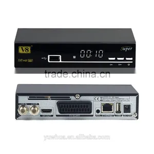 Freesat V8 Super Europe Satellite Receiver Full hd Digital Dvb t2 & C Super Set Top Box thumbnail-1