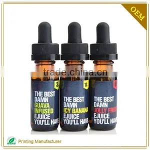 Custom Design E-liquid Bottle Labels Sticker thumbnail-4