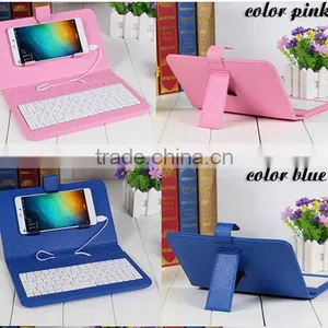 High Quality Wireless Bluetooth Keyboard With Phone Case / Phone Keyboard / Cell Phone Bluetooth Keyboard thumbnail-4