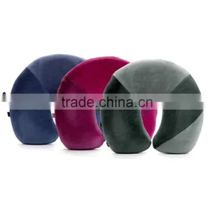 Neck Pillow/100% PU Foam Visco Elastic Memory Foam Travel Pillow thumbnail-2