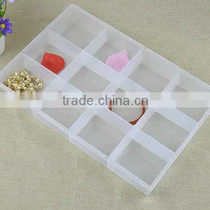 Custom With Grids Acrylic Display Jewelry Box Wholesale thumbnail-1