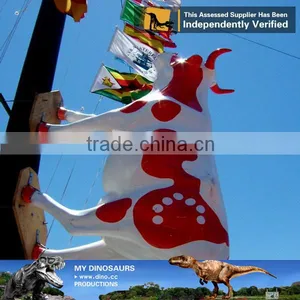 My Dino-C035 Fiberglass Life Size Animal Model Cow thumbnail-5
