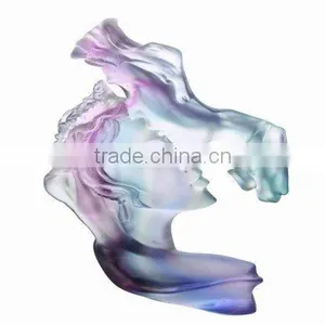 BJ005 Pate de Verre Crystal Statue Souvenir thumbnail-1