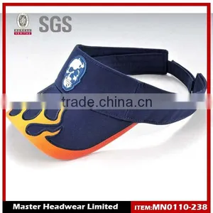 100% Cotton Embroidery Sun Visor thumbnail-1