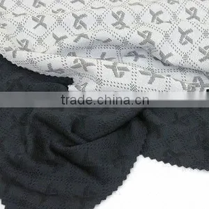 Bamboo Charcoal Interlock Jacquard Pique Fabric thumbnail-1