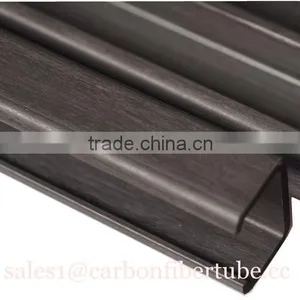 World-widely Use New Composite Carbon Fiber Frp Pultrusion Profiles, C-channels, U-channels, I Beams thumbnail-1