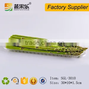 Disposable Plastic Blister Asparagus Packing Tray thumbnail-1
