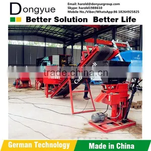 Hand Press Soil Brick Making Machine Clay Interlocking Pavers Production Price for Sale thumbnail-3