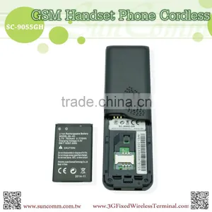 SC-9055-GH Low Cost GSM Handset Cordless Phone With Sim Card & Bluetooth Headset Support thumbnail-3