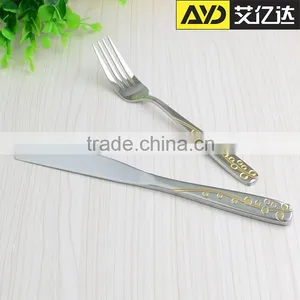 Manly Flatware Set , Gold Plated Dinnerware Set , Gold Plated Flatware thumbnail-3