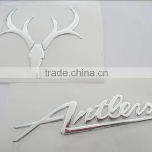 Chrome Badge, Custom Car Emblem PVC Labels Metal Car Sticker thumbnail-1