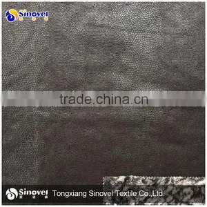 Garment Fabric 100% Polyester Winter Coat Fabric Sude Fabric Bonded Fur Women's Coat Fabric thumbnail-2