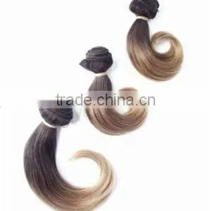 3 Bundles Hair Weaving - Animal Hair Mixed In Synthetic Hair thumbnail-1