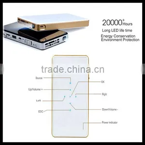Best Selling Projector / Mini Projector for Mobile Phone / Mini LED Projector C9 With 5000mAh Built-in Battery thumbnail-3