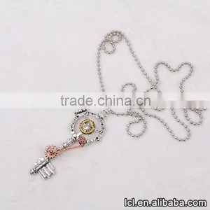 Key Shaped Designer Necklace, Wholesale Steampunk Vintage Necklace thumbnail-5