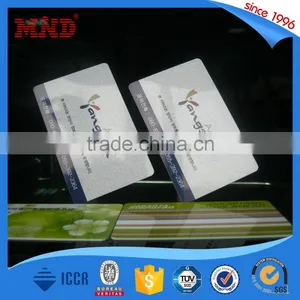 MDP62 Plastic PVC Business ID Card Printing ISO Card Transparent Business Cards Wholesales thumbnail-4