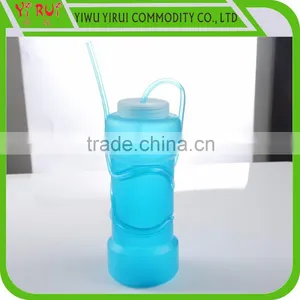 Colorful Food Grade Drinking Straw Cup With Cap thumbnail-2