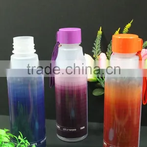 Colorful Plastic Water Tumblers With Lid and Handle/ Travel Plastic 700ml Colorful Tumbler With Handle and Lid. BPA FREE! thumbnail-4