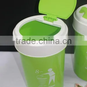 Colourful Open Top 8 Liter Plastic Dustbin. Suitable to be Used as Office Dustbin, Toilet Dustbin, Sanitary Dustbin thumbnail-2