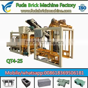 Medium Size QT4-18 Full Automatic Concrete Paver Brique Machine Sand Color Paver Bloc Machine thumbnail-4