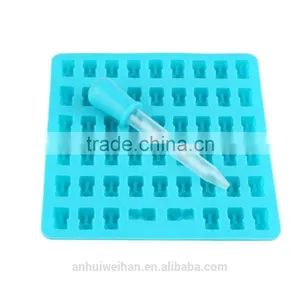 FDA Approved Food Grade High Quality Candy Bear Mold, Silicone Bear Candy Molds thumbnail-1