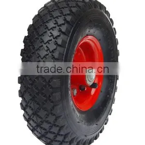 3.00-4 Pneumatic Handtruck Wheel Hand Trolley Lawnmower Wheel thumbnail-2