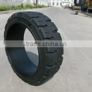 The Lowest Price Best Quality Solid Rubber Tires Press on Solid Tire for Trailers 21x7x15 thumbnail-4