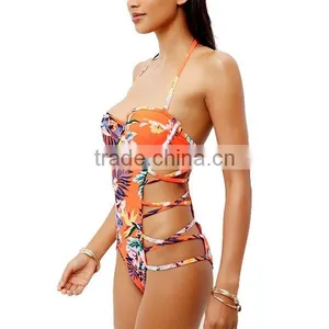 2017 Open Hot Sexy Image Photo Image High Waist Swimwear thumbnail-5