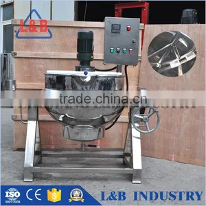 Industrial Double Layers Porridge Cooking Machine With Mixerutomatic Cooking Machinelarge Cooking Pots For Sale thumbnail-1