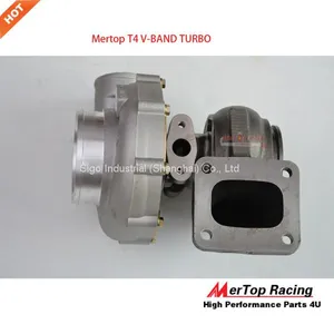 Mertop UPGRADE T4 V-BAND RACING TURBINE TURBO TURBOCHARGER V BAND .0.68 AR 58 TRIM 420+HP thumbnail-2