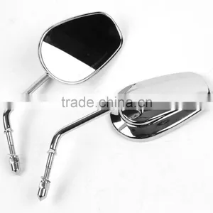 Black Teardrop Rearview Mirrors For Touring Fatboy XL 883 XR 1200 Dyna thumbnail-2