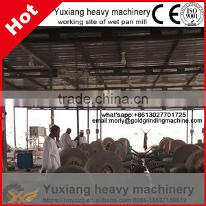 Low Devoted Abrasive Resistance Wet Pan Mill for Processing Gold thumbnail-2