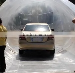Plastic Cover Bag PE Film Garage for Car thumbnail-2