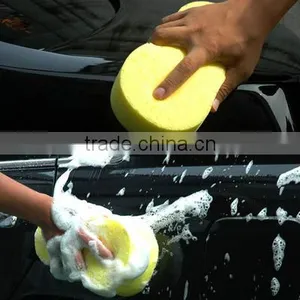 White Magic Sponge Made in China, Wholesale Car Wax Applicator Sponge, Wholesale Cheap Coral Velvet Car Cleaning Sponge thumbnail-1