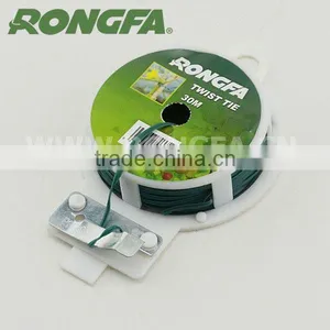 Plastic Green PVC Twist Tie With Dispener and Cutter for Gardening thumbnail-2