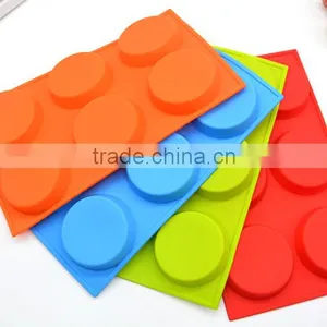 Round 6 Cavity Silicone Mold,silicone Cake Mold thumbnail-2