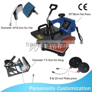 Combo 5 in 1 T-shirt Heat Press Machine for Sale thumbnail-1